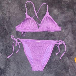Brand new sparkly purple swimsuit